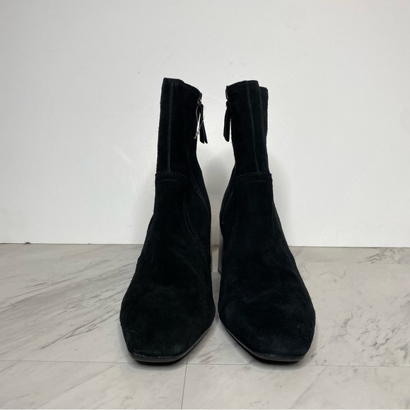 New! Blondo Salome Black Suede Bootie 11M - Picture 2 of 14